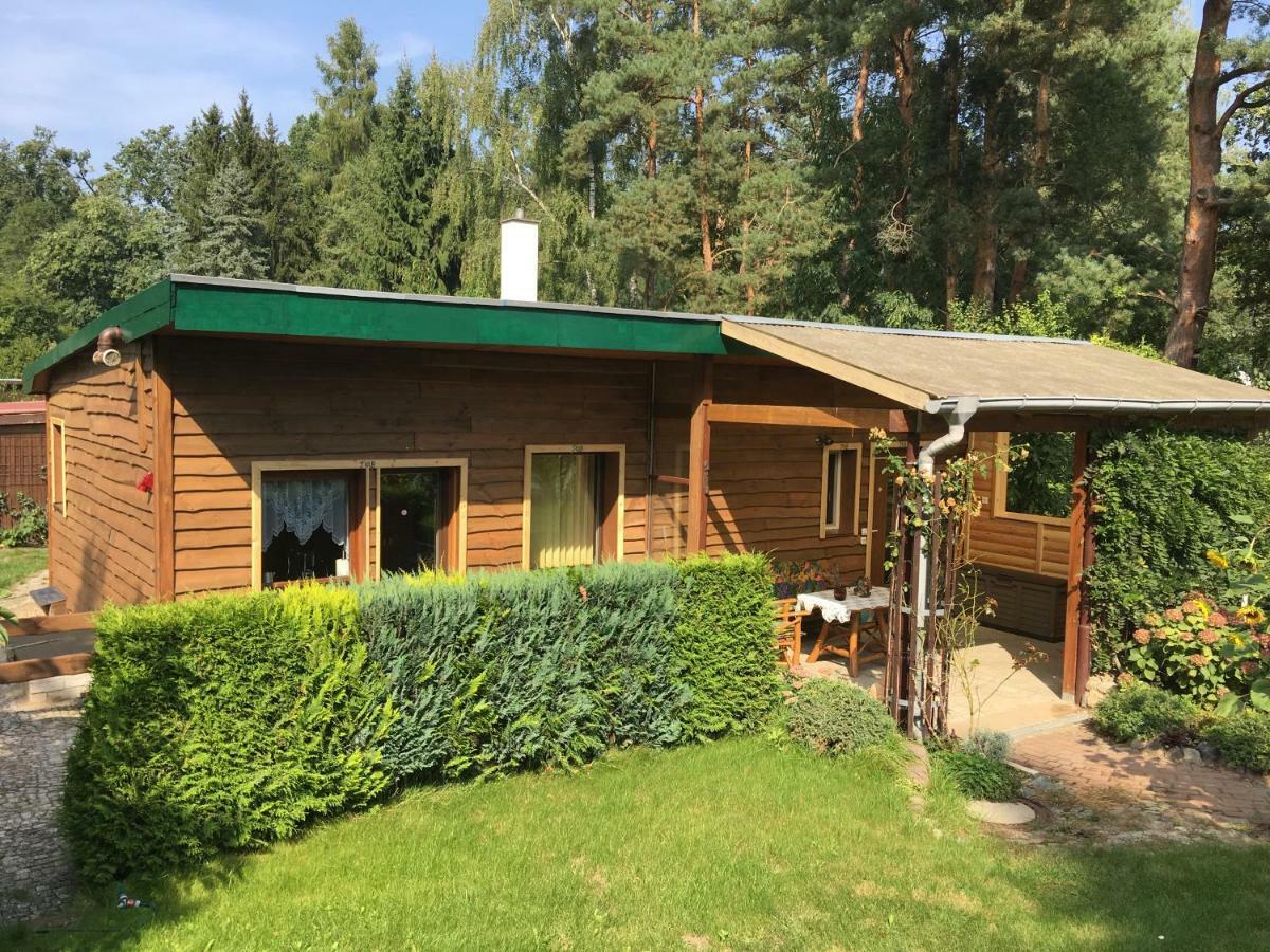 Holzhaus Trollbluemchen Am Wald Und See Neuruppin Luaran gambar