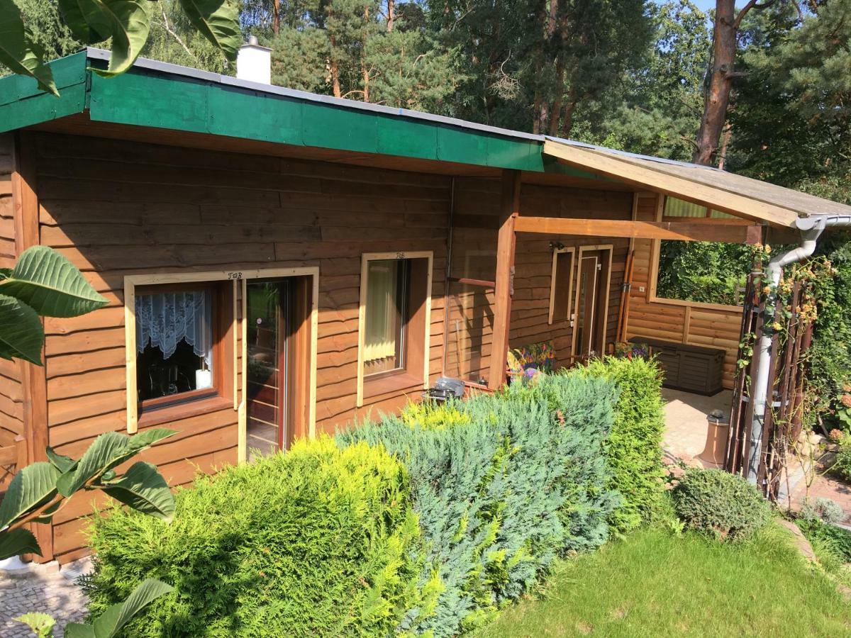 Holzhaus Trollbluemchen Am Wald Und See Neuruppin Luaran gambar